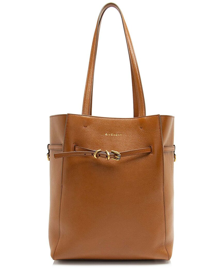 Givenchy Brown Leather Voyou Small Tote (authentic Pre-loved)