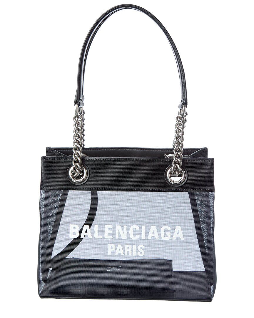Balenciaga Duty Free Mesh Tote In Multi