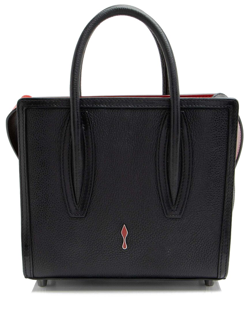 Christian Louboutin Black Leather Paloma Mini Tote (authentic Pre-loved)
