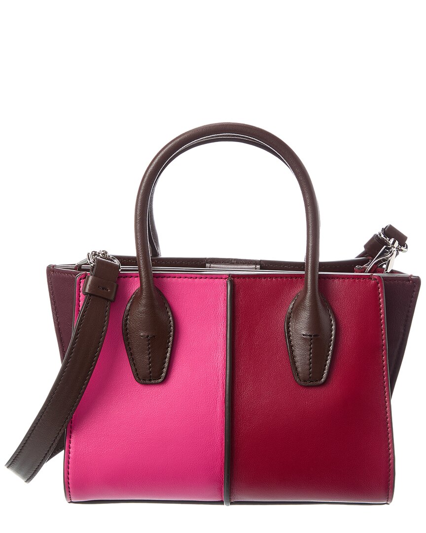Tod's Manici Leather Tote In Red