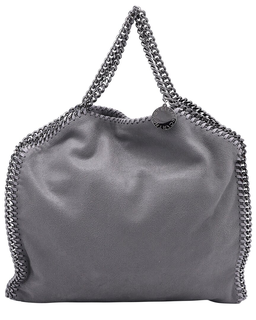 Stella Mccartney Grey Faux Leather Small Falabella Tote (authentic Pre-loved) In Gray