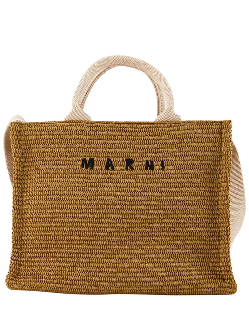 Marni Cotton Small Basket Shopper Bag , Never Carried (authentic Pre-loved)