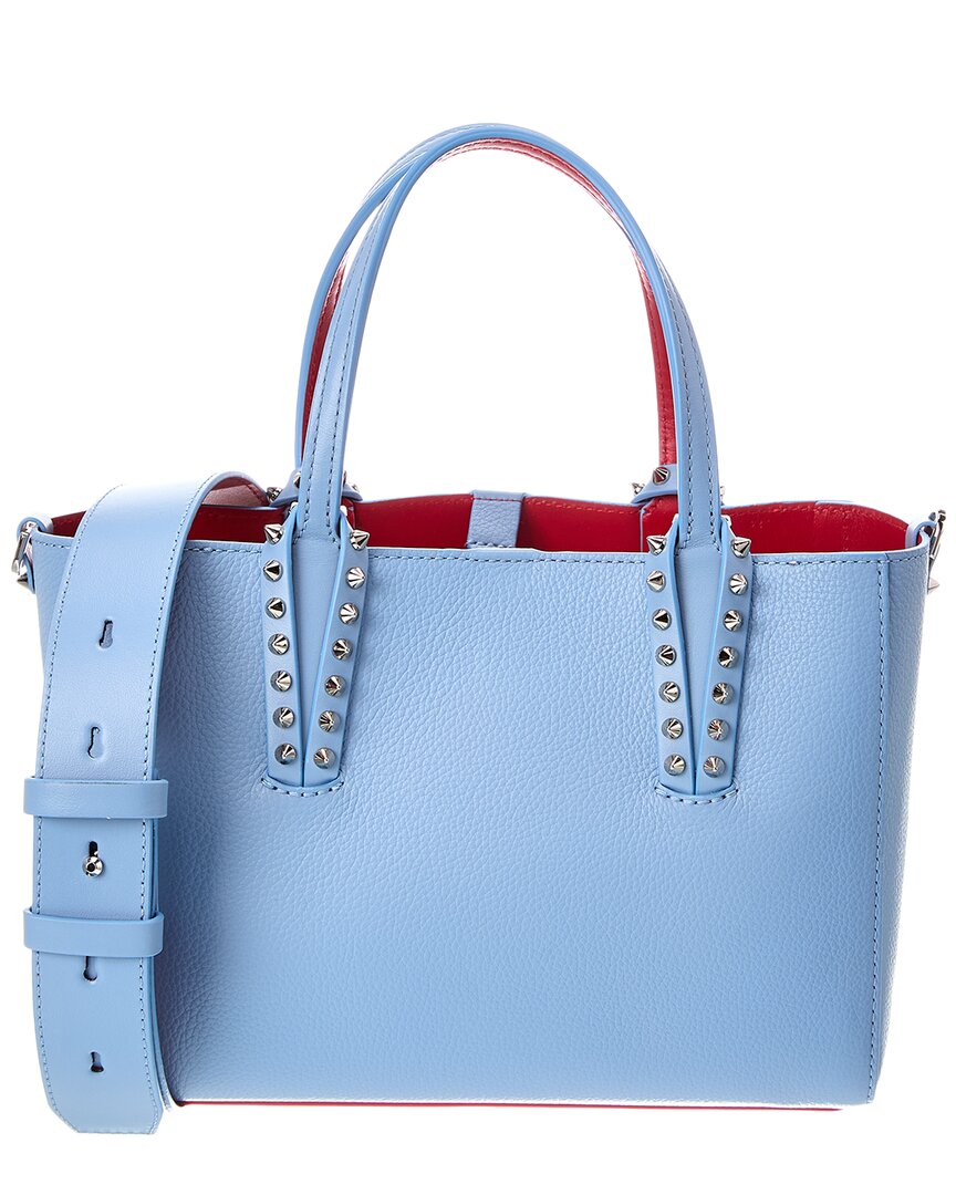 Christian Louboutin Cabata Mini Leather Tote In Black