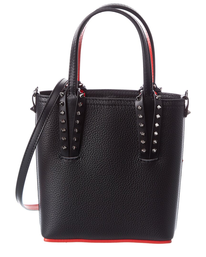 CHRISTIAN LOUBOUTIN CHRISTIAN LOUBOUTIN CABATA N/S MINI LEATHER TOTE