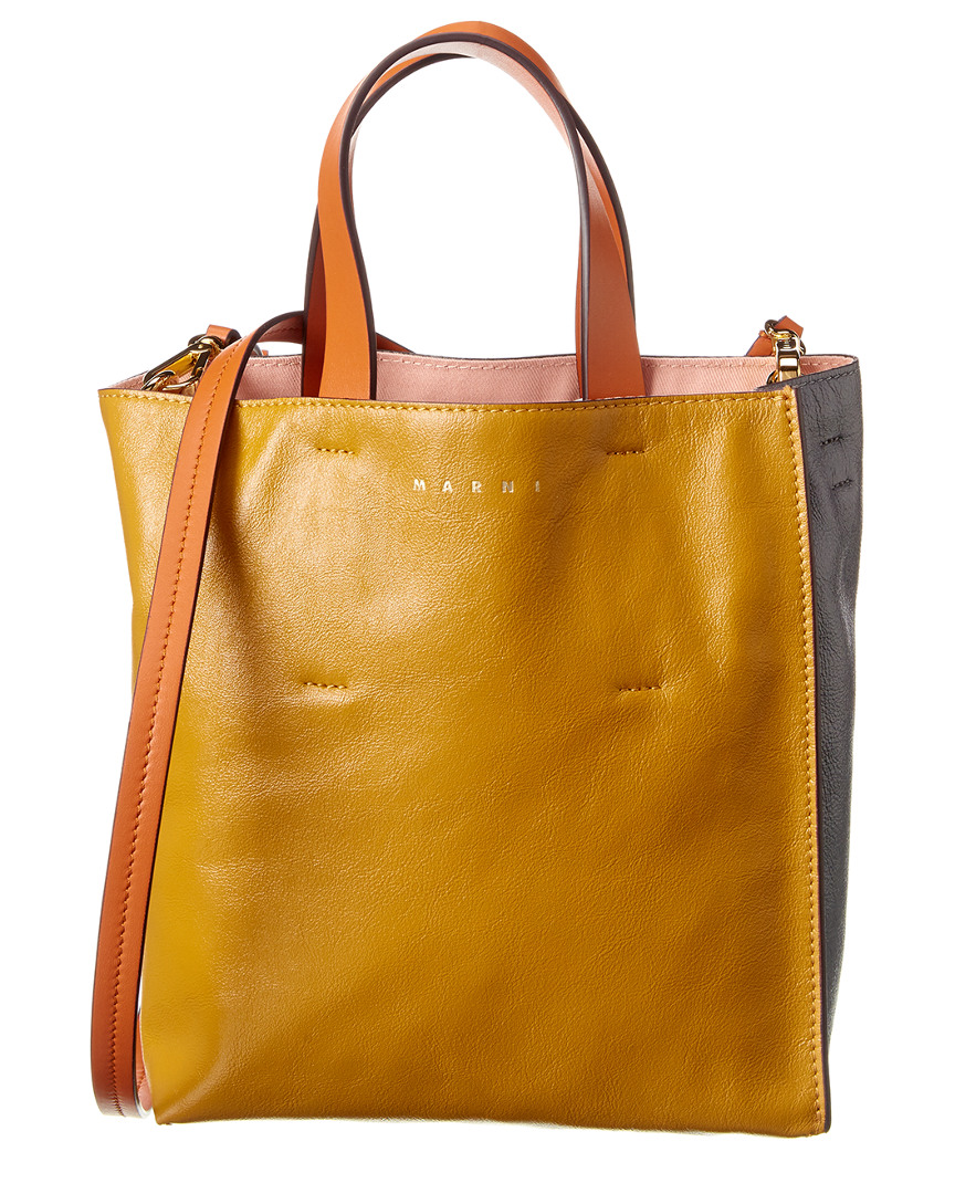 marni leather tote