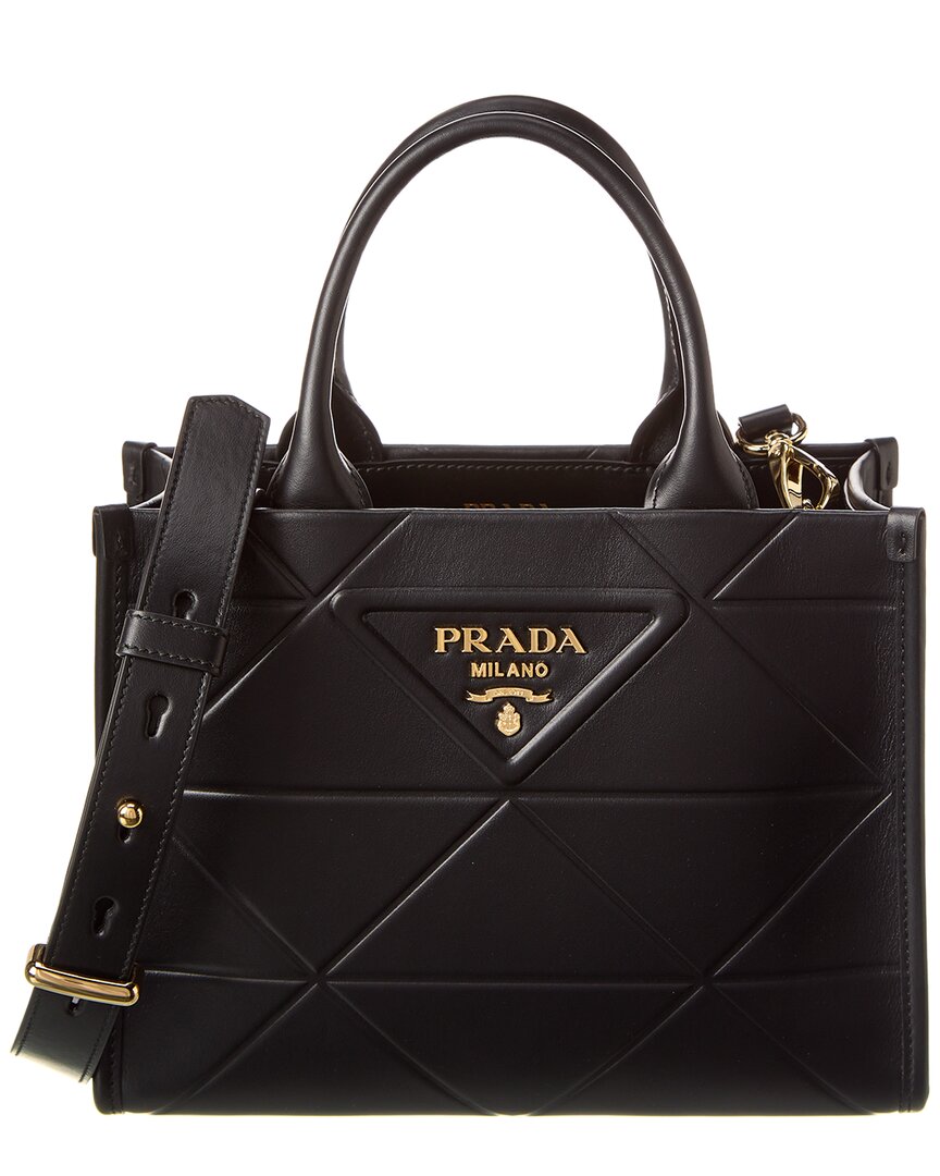 Prada Small Padded Nylon Tote Bag in Black