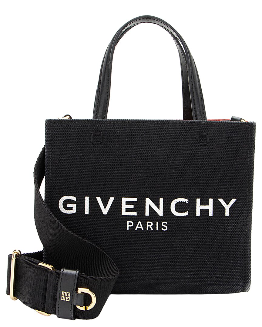 Pre-owned Givenchy Black & White Canvas