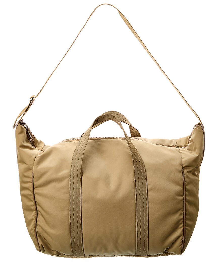 The Row Logan Nylon Duffel Bag Women s Beige