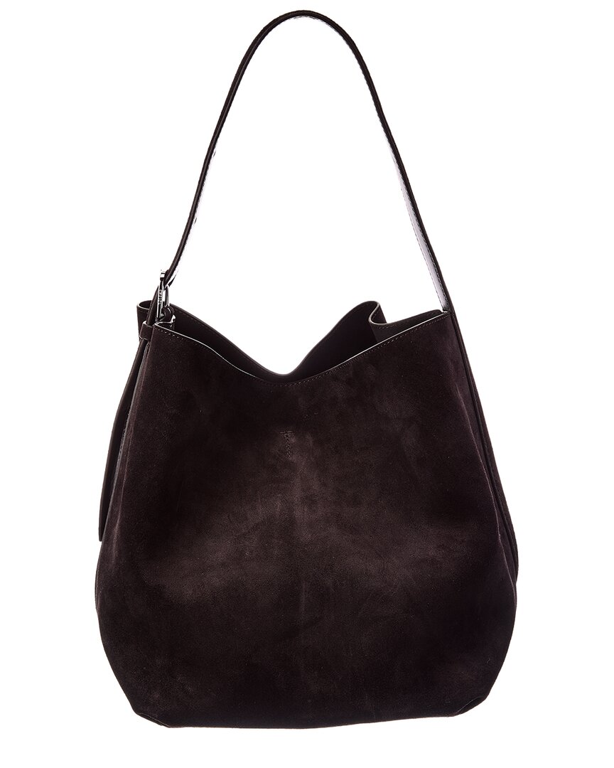 Toteme Women's Brown Espresso Medium Suede Tote Bag - Image 3