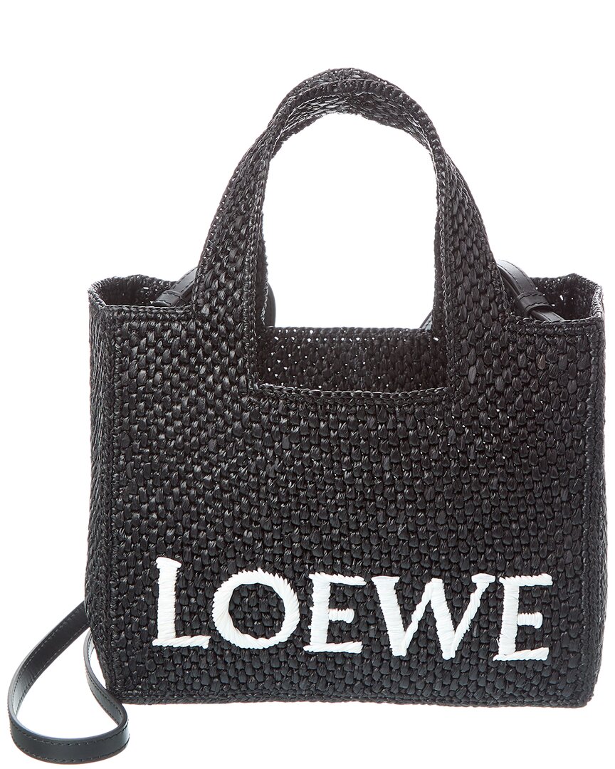 Loewe Font Tote Small Bag-tu Nd  Female In Pink