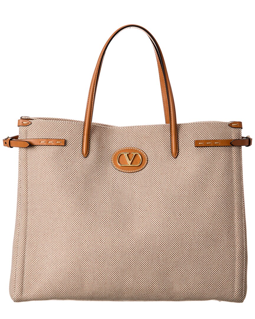 Valentino Garavani Valentino Antibes Medium Canvas Tote