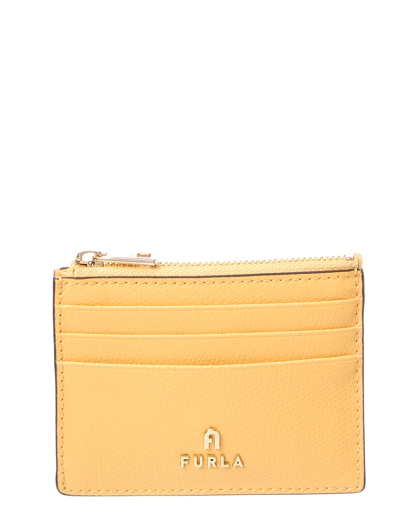 Shop Furla Camelia Small Leather Zipped Card Case