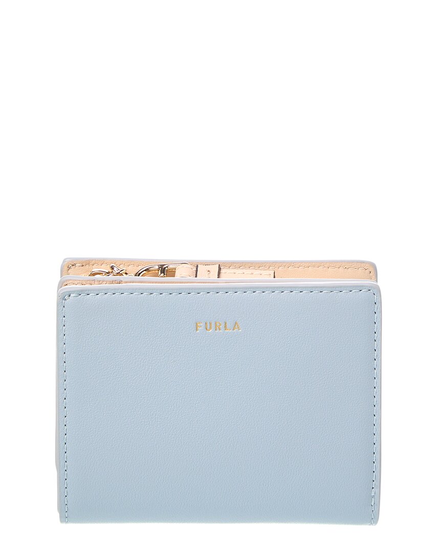 Furla Nuvola Small Leather Zip Compact Wallet