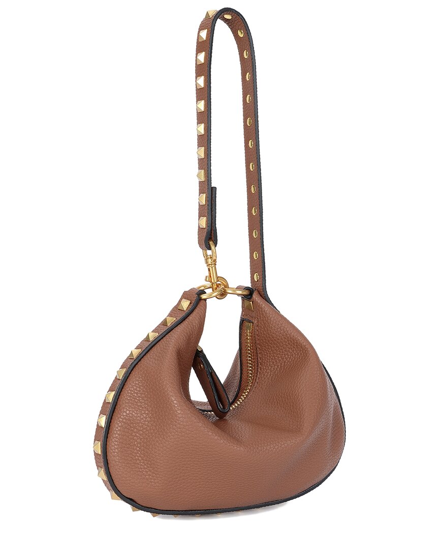 Tiffany & Fred Paris Studded Leather Crossbody/wristlet