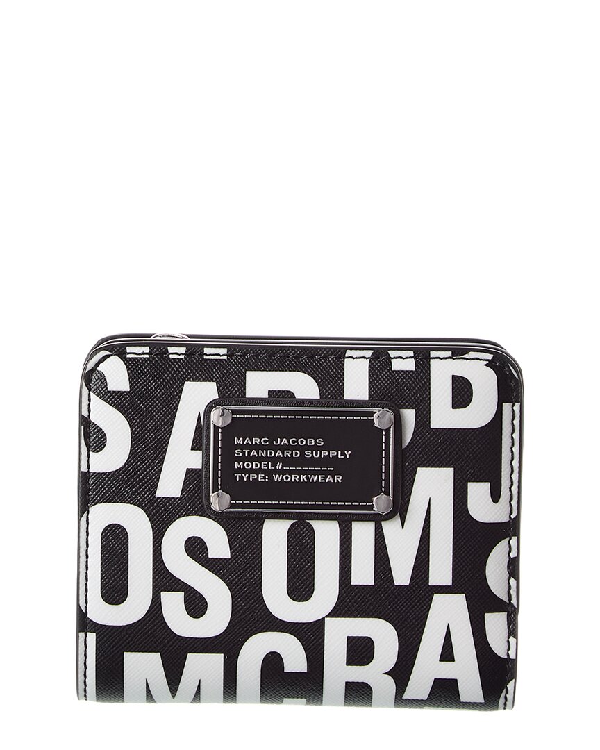 Marc Jacobs Mini Compact Wallet In Brown
