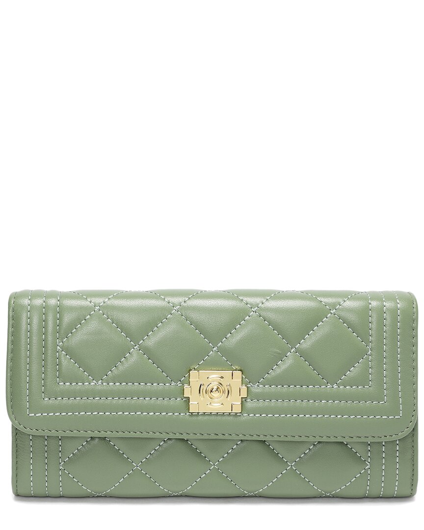 Tiffany & Fred Paris Quilted Leather Wallet