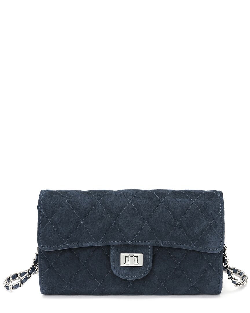 Tiffany & Fred Paris Suede Wallet Clutch