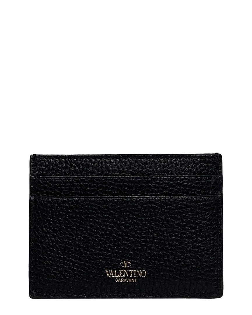 Valentino Garavani Valentino Rockstud Leather Card Holder