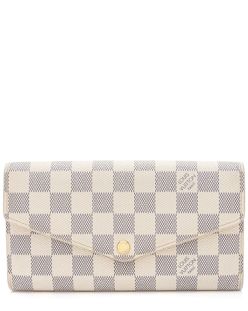 Pre-owned Louis Vuitton Damier Azur Canvas Wallet