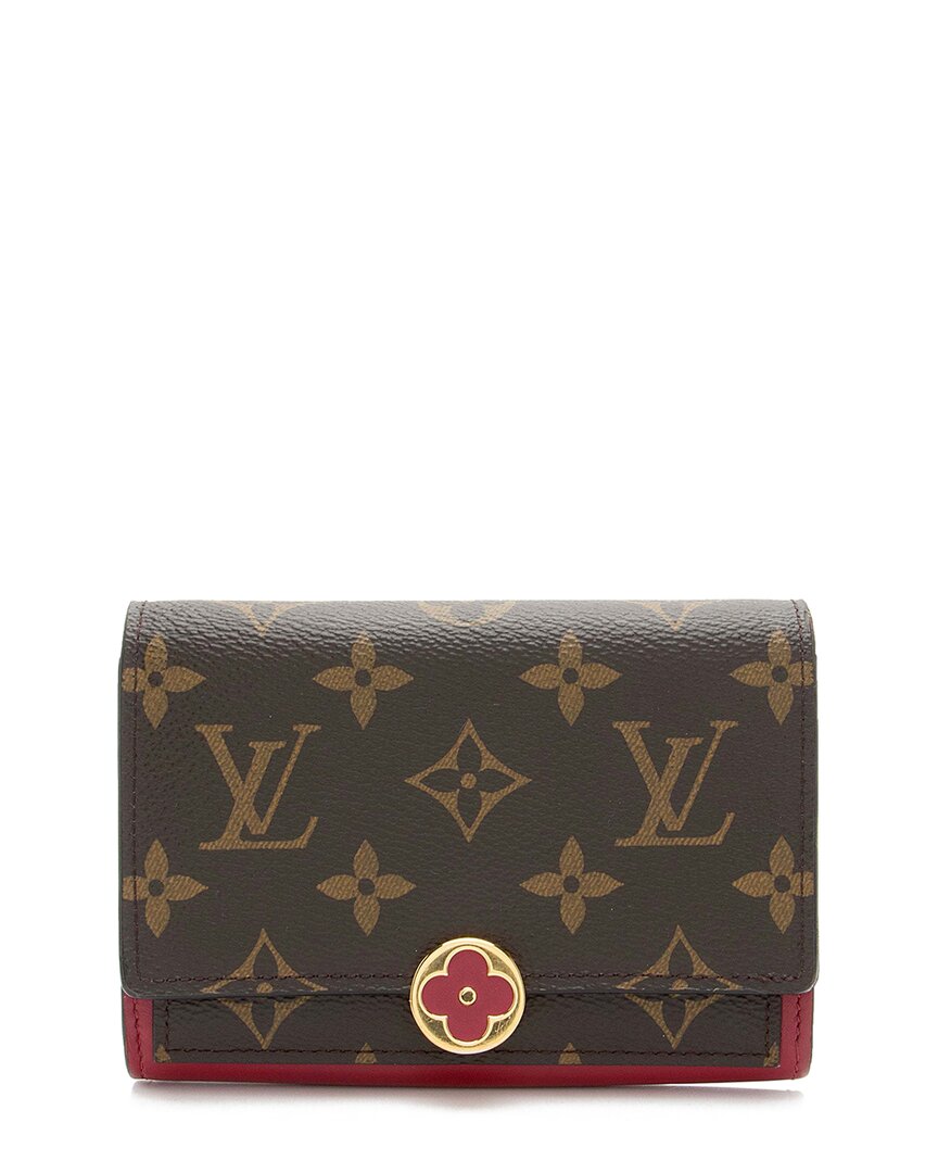 Pre-owned Louis Vuitton Canvas Compact Wallet