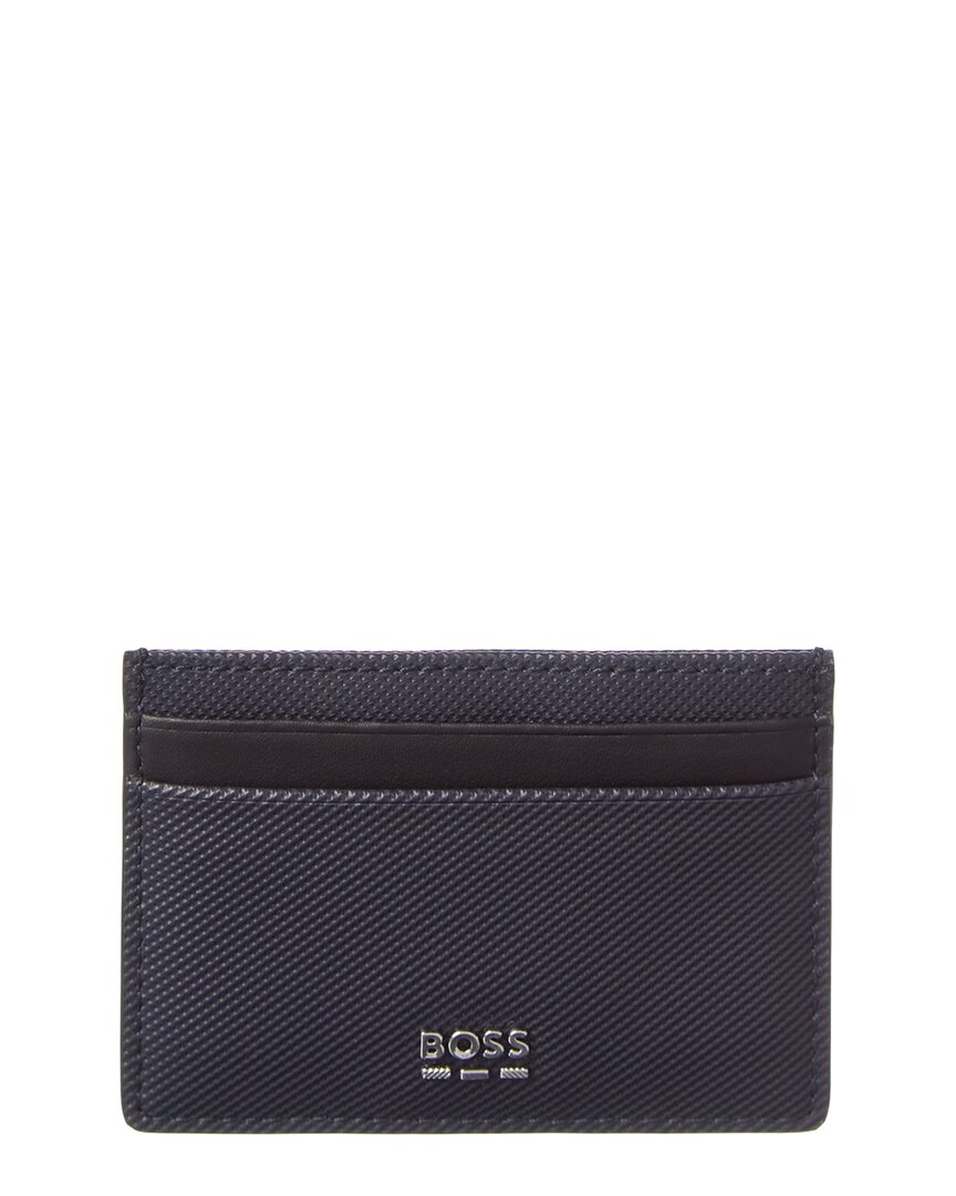 Hugo Boss Jinko Card Holder In Blue