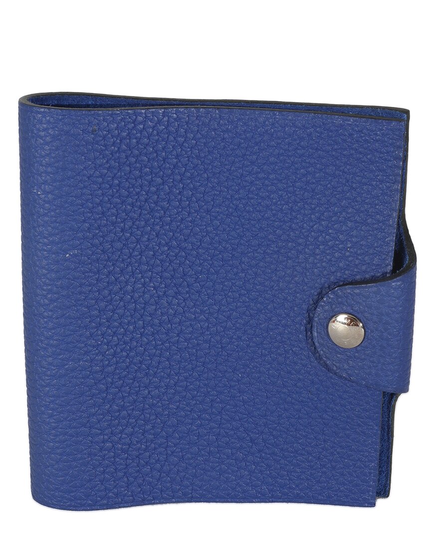 Pre-owned Hermes Hermès Electric Togo Ulysse Mini Notebook Cover (authentic Pre-loved)