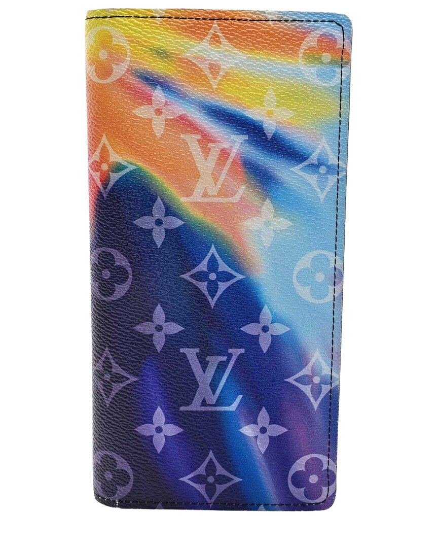 Pre-owned Louis Vuitton Multicolor Monogram Coated Canvas Sunset Brazza Wallet  (authentic Pre-loved)
