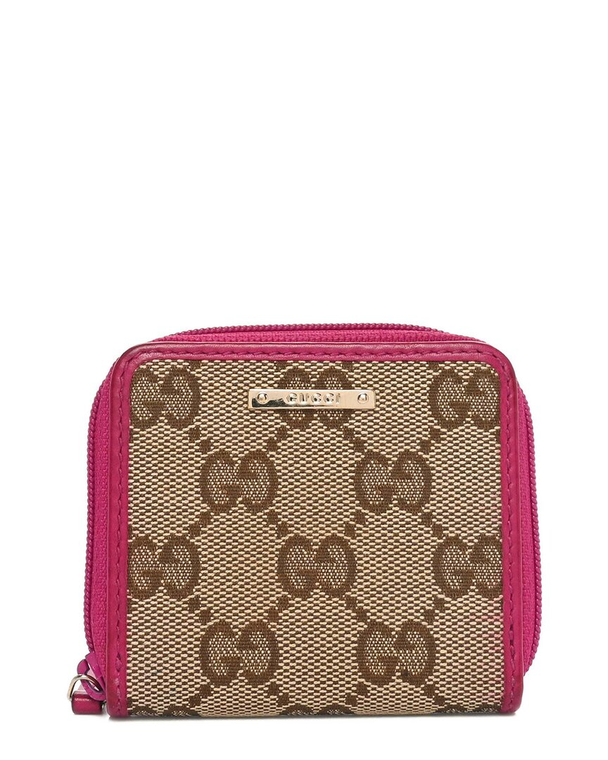 Gucci Dollar Zip Around Wallet In Multi