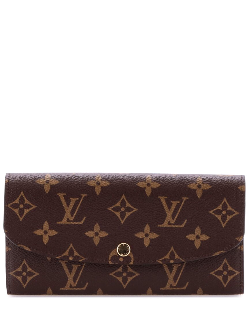 Click to view more detailed imagery on our partner's website Pre-owned Louis Vuitton Brown Monogram Canvas Emilie Wallet (authentic Pre-loved)