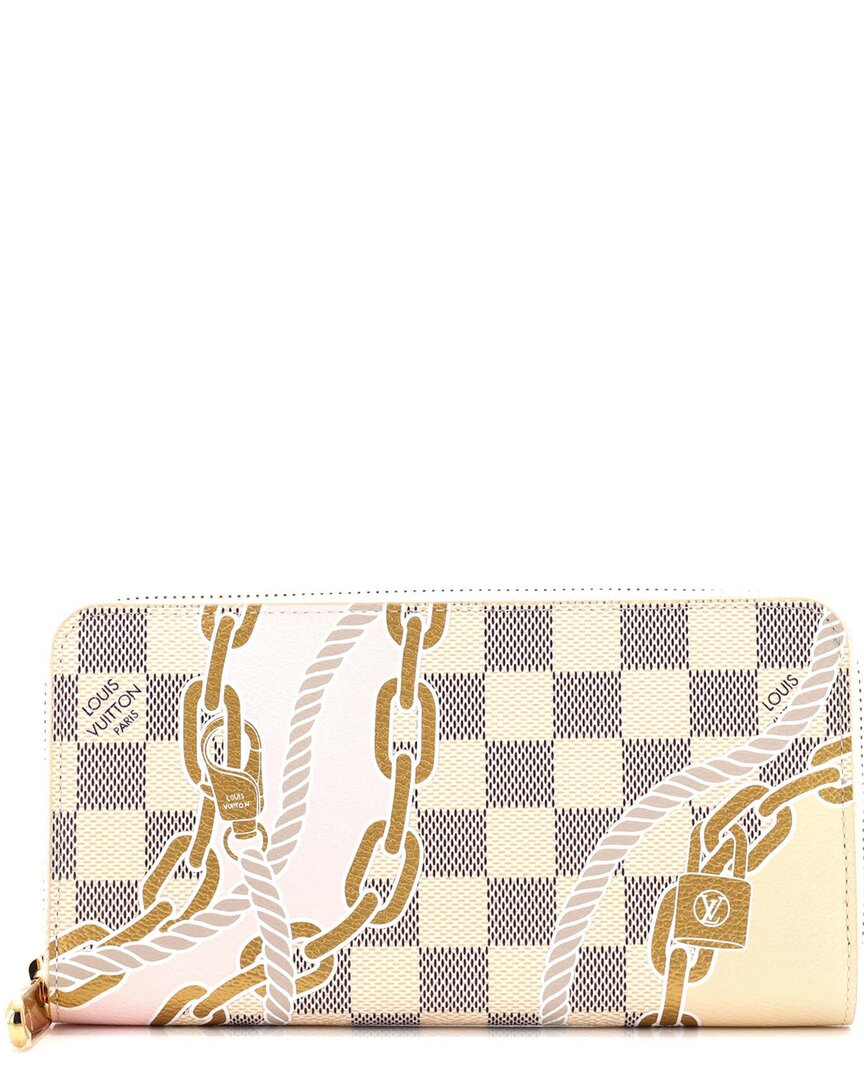 Pre-owned Louis Vuitton Zippy Wallet Limited Edition Nautical Damier (authentic Pre-loved)