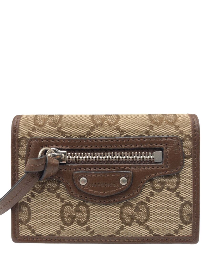 Gucci Gg Canvas Compact Wallet (authentic Pre-loved)