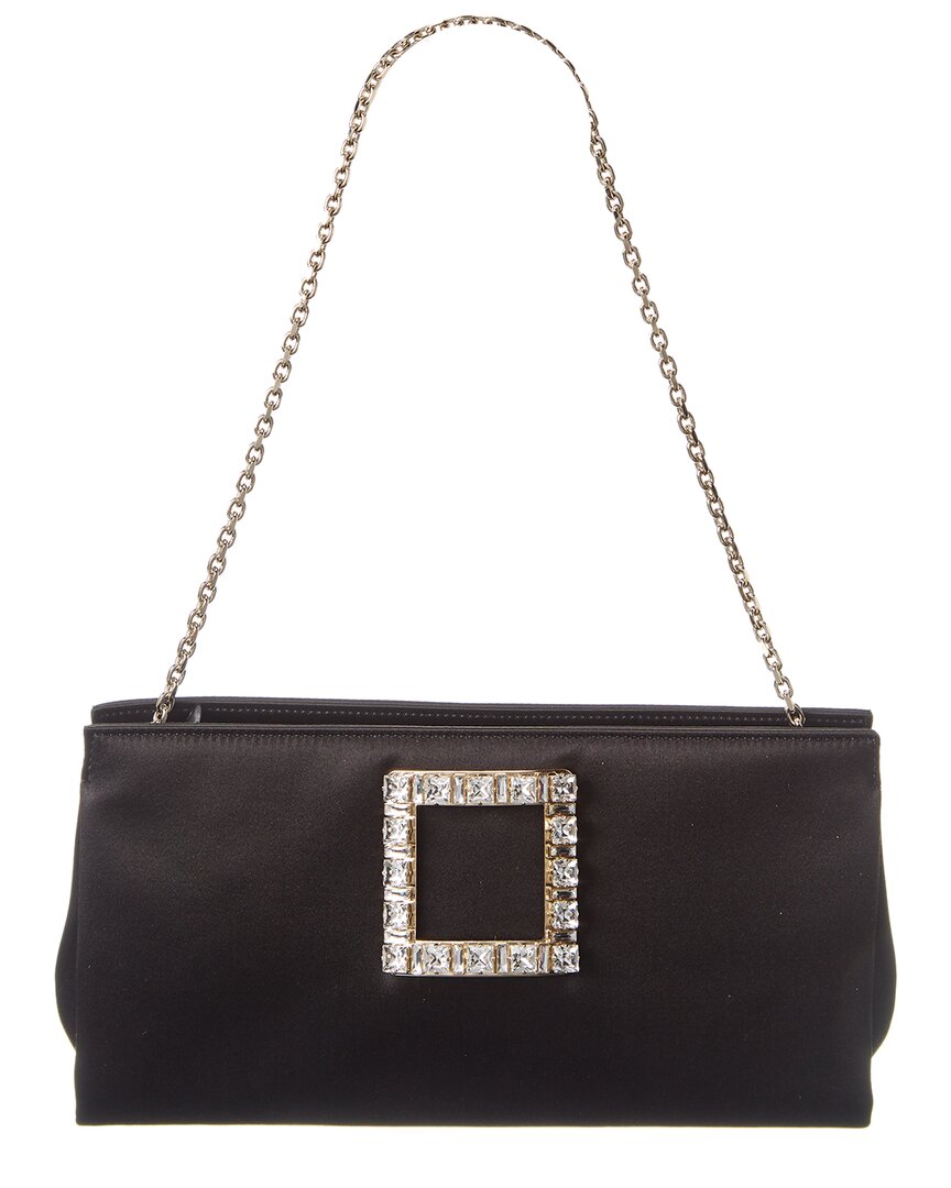 Image of Roger Vivier Satin Wallet On Chain