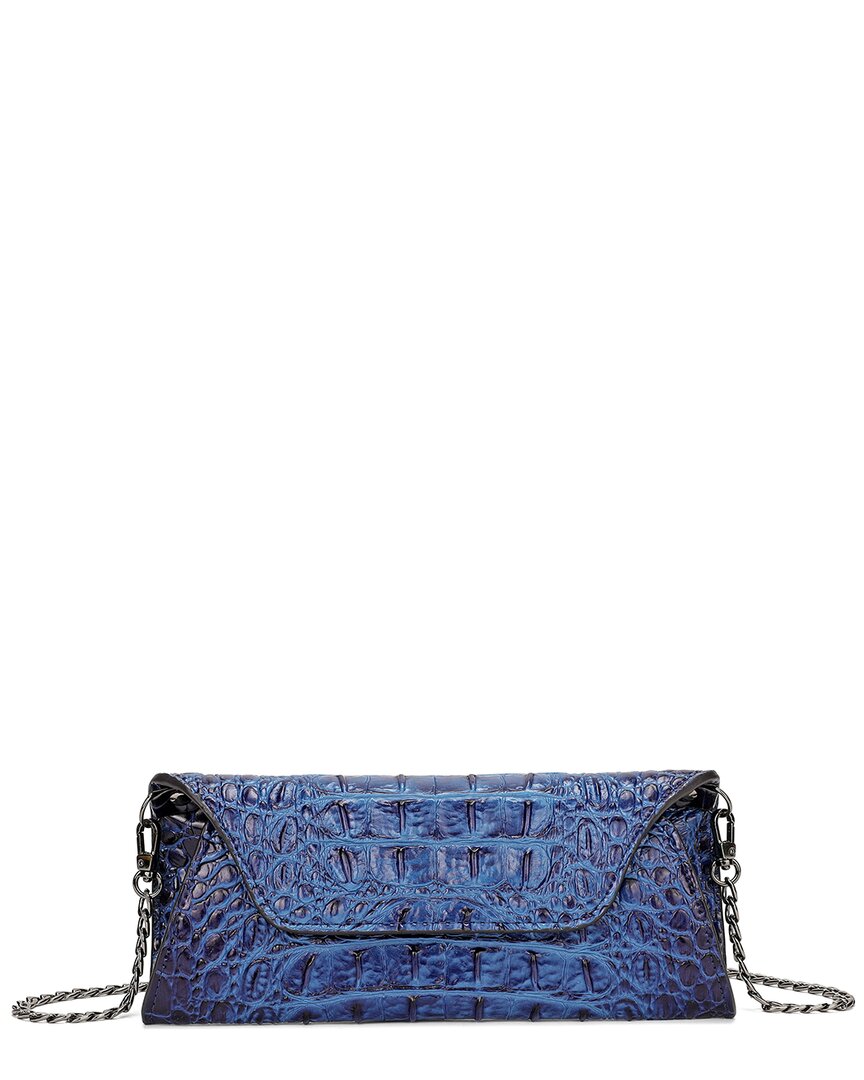Shop Tiffany & Fred Paris Embossed Leather Clutch