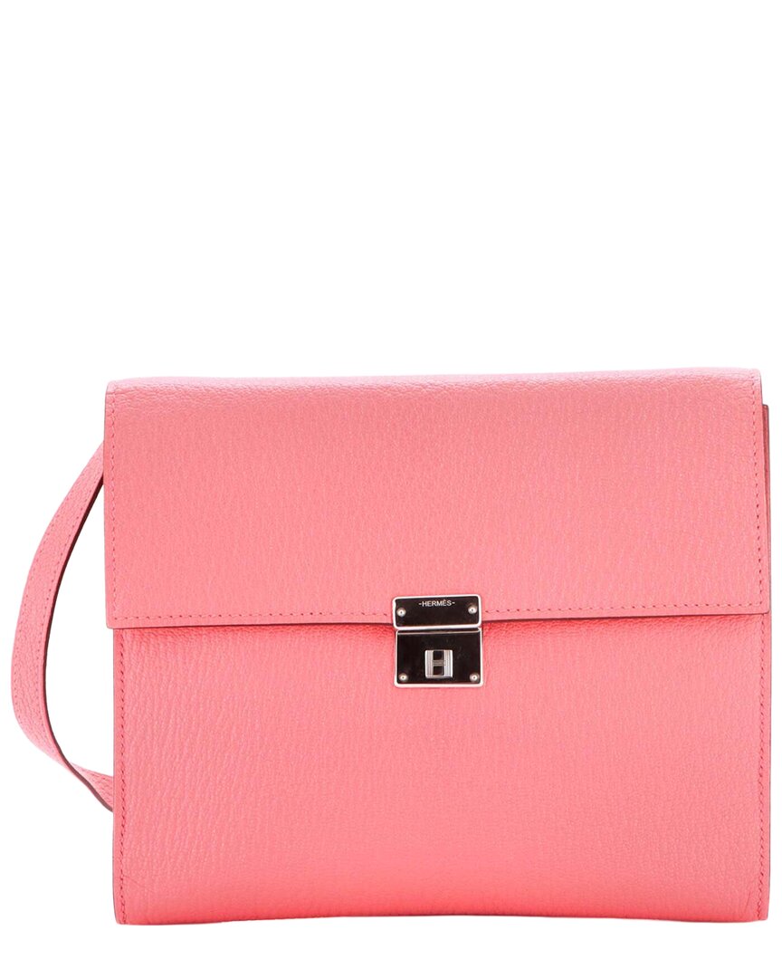 Hermes Hermès Clic Wallet On Strap Chevre Mysore 16 (authentic Pre-loved)