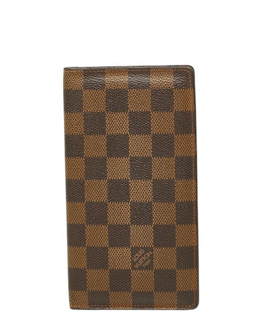 LOUIS VUITTON 브라운 모노그램 캔버스 롱 지갑