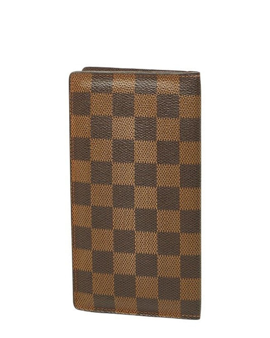 LOUIS VUITTON 브라운 모노그램 캔버스 롱 지갑