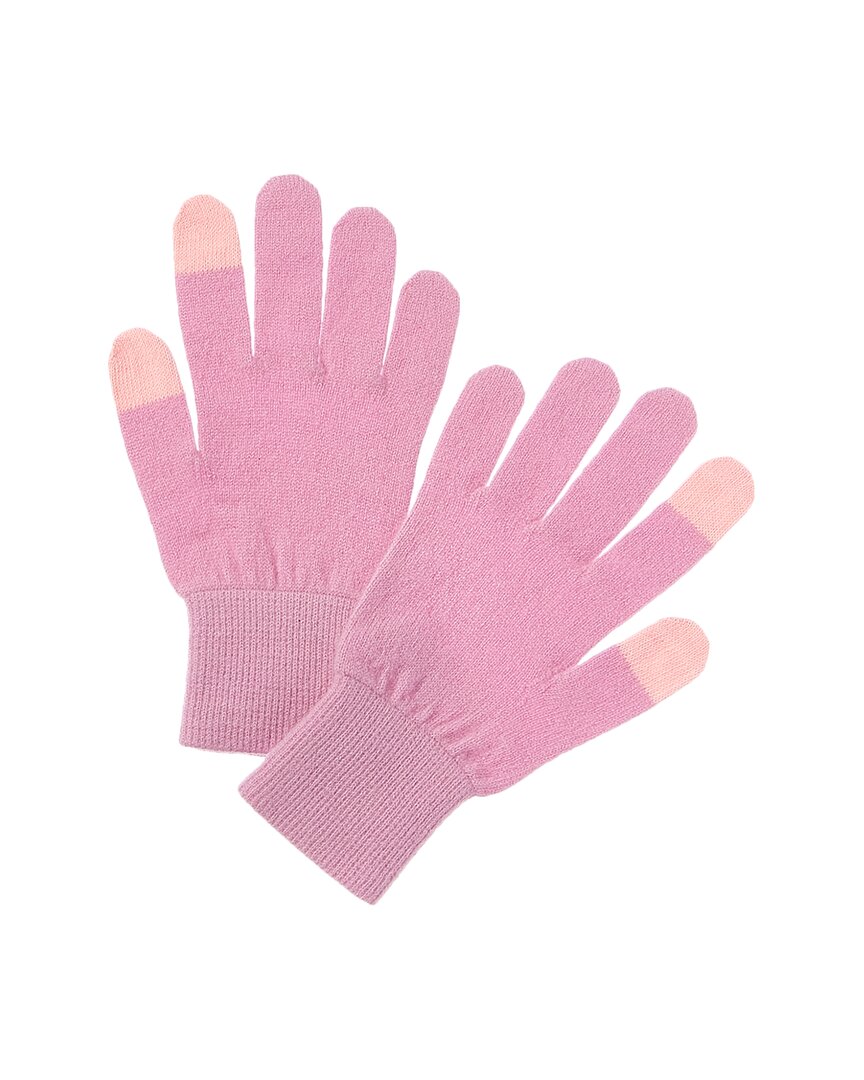 Brodie Cashmere Smart Cashmere Gloves In Purple
