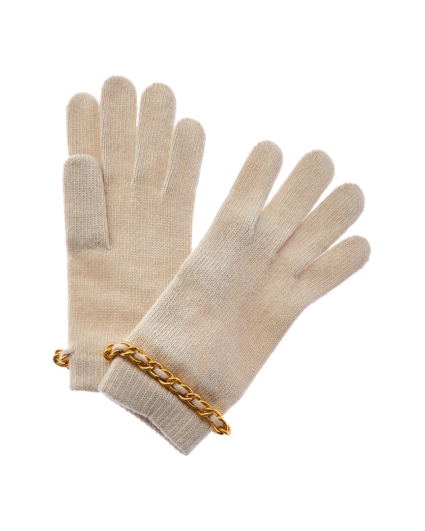 Portolano Chain Cashmere Tech Gloves