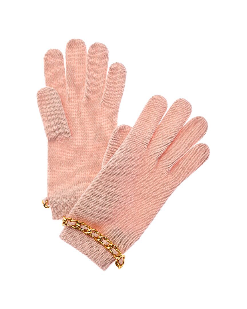 Portolano Cashmere Gloves In Pink