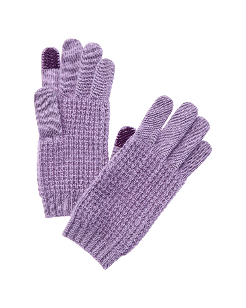 Portolano Cashmere Gloves In Purple