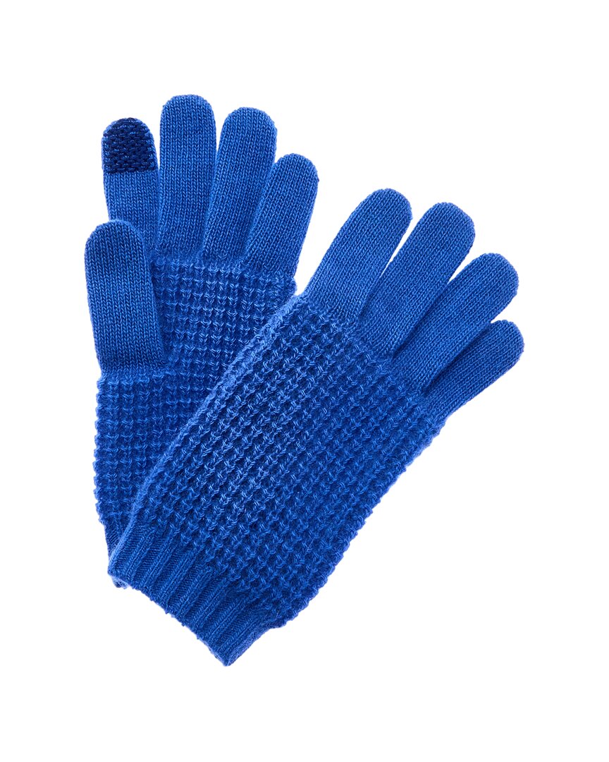 Portolano Cashmere Gloves In Blue