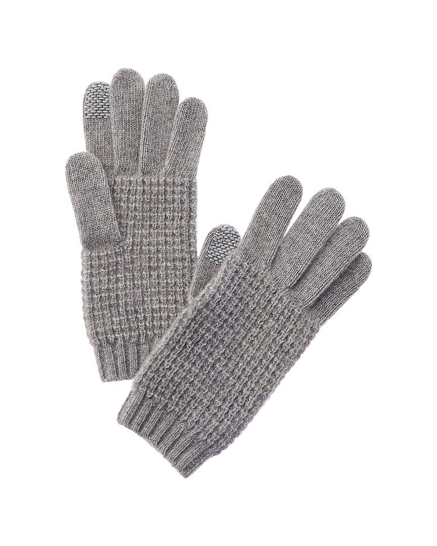 Portolano Cashmere Gloves In Grey
