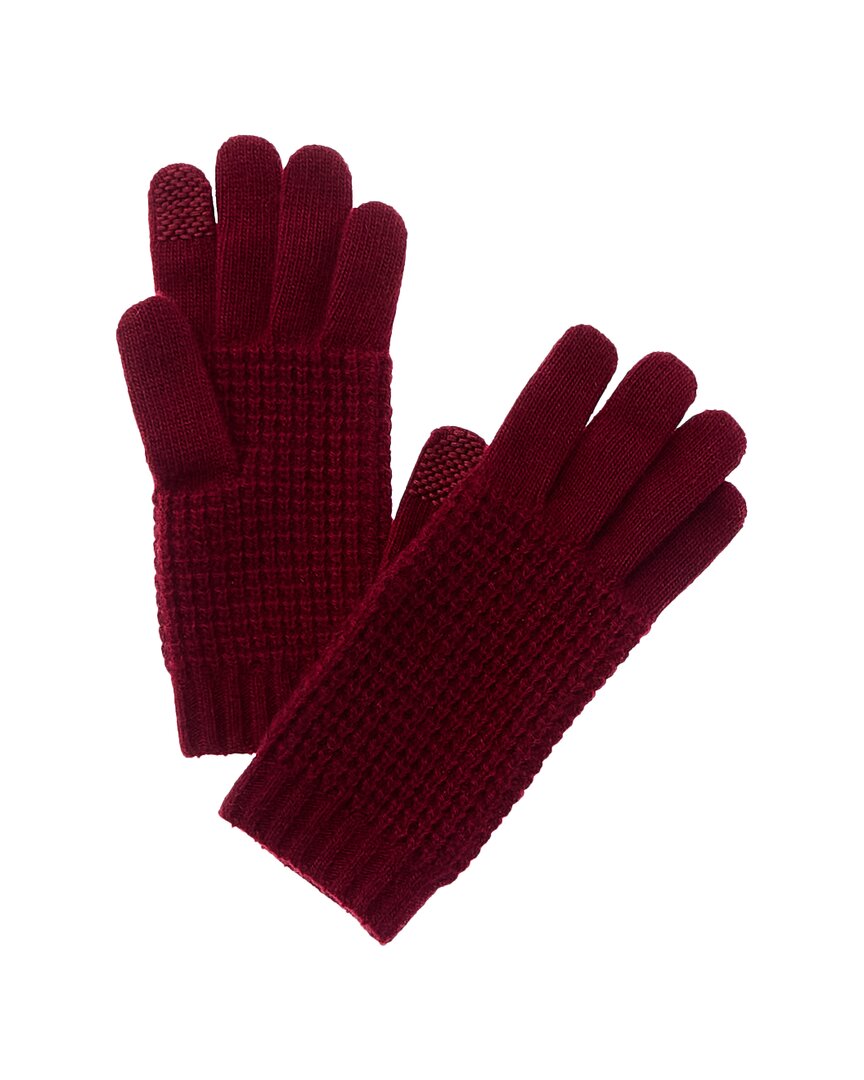 Portolano Cashmere Gloves In Red
