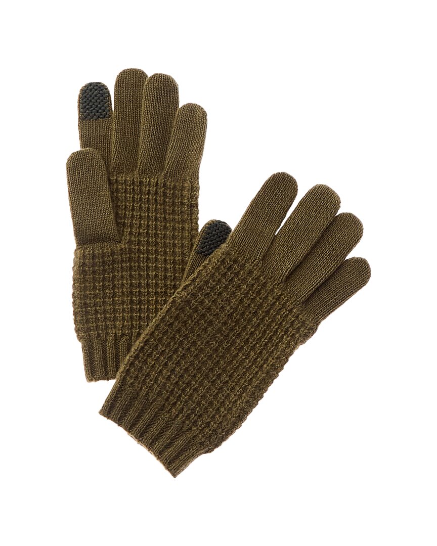 Portolano Cashmere Gloves In Green