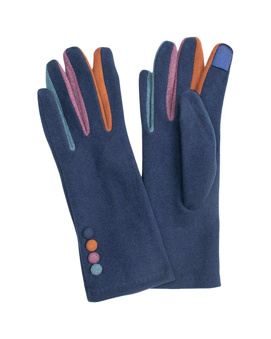 Marcus Adler Color Pop Jersey Gloves In Blue