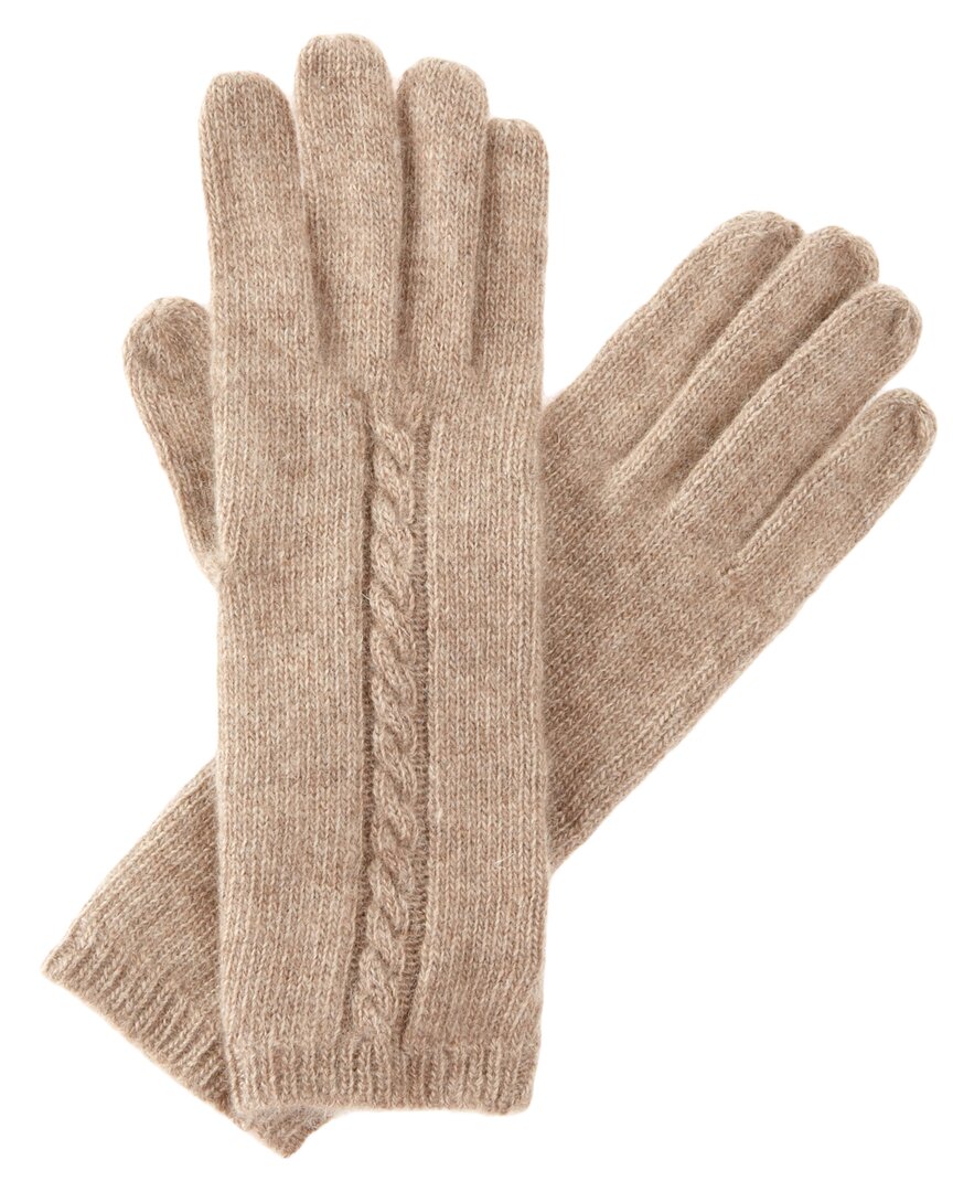 Portolano Women's Cashmere Gloves In Brown