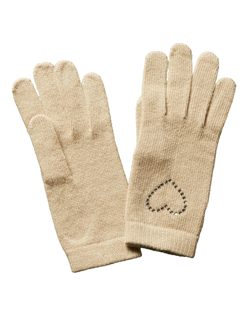 Portolano Women's Beige Wool & Cashmere-blend Gloves In Beige