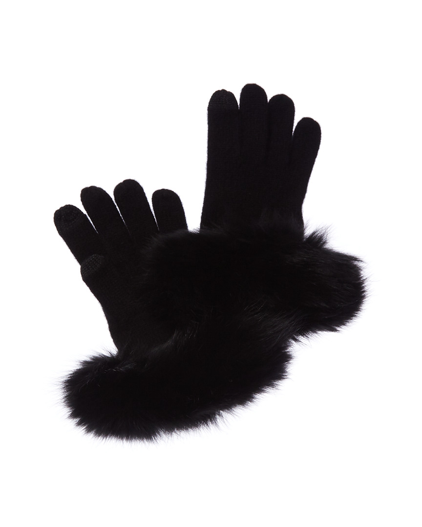 Shop Sofiacashmere Tech Cashmere Gloves