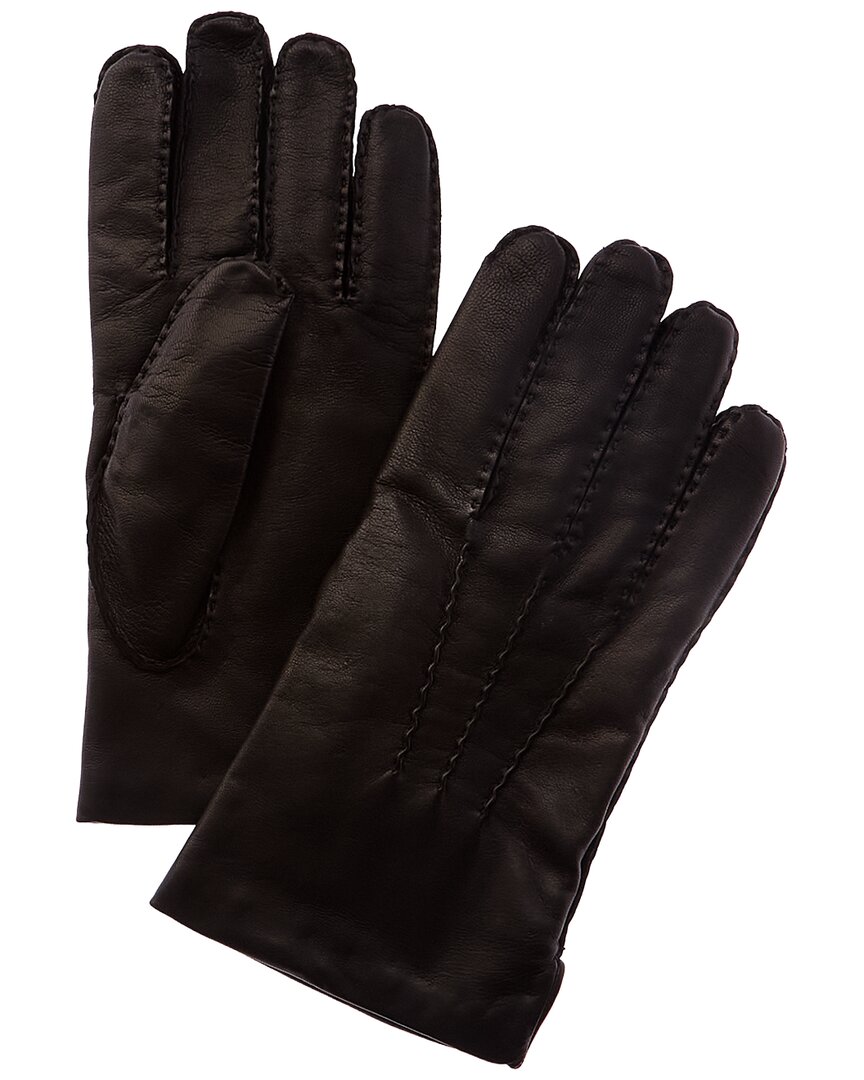 Portolano Napa Leather Gloves In Brown