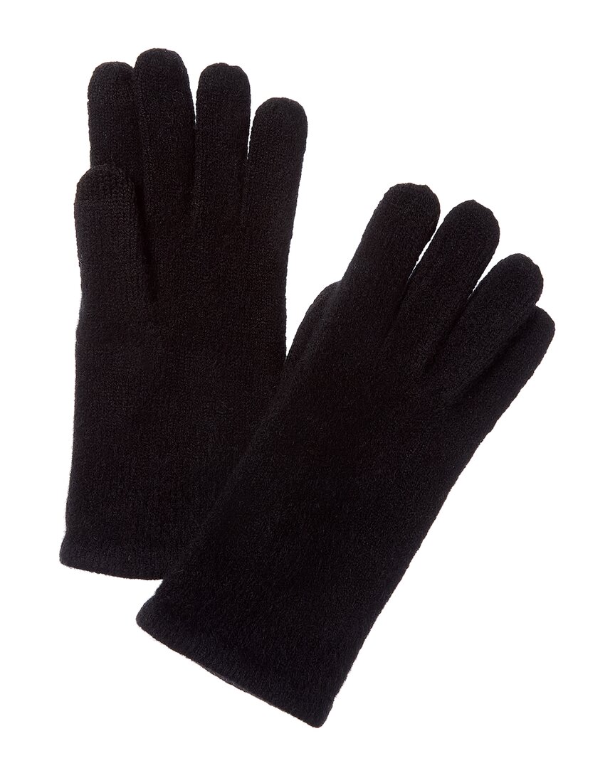 Sofia Cashmere Sofiacashmere Touch Screen Cashmere Glove In Black